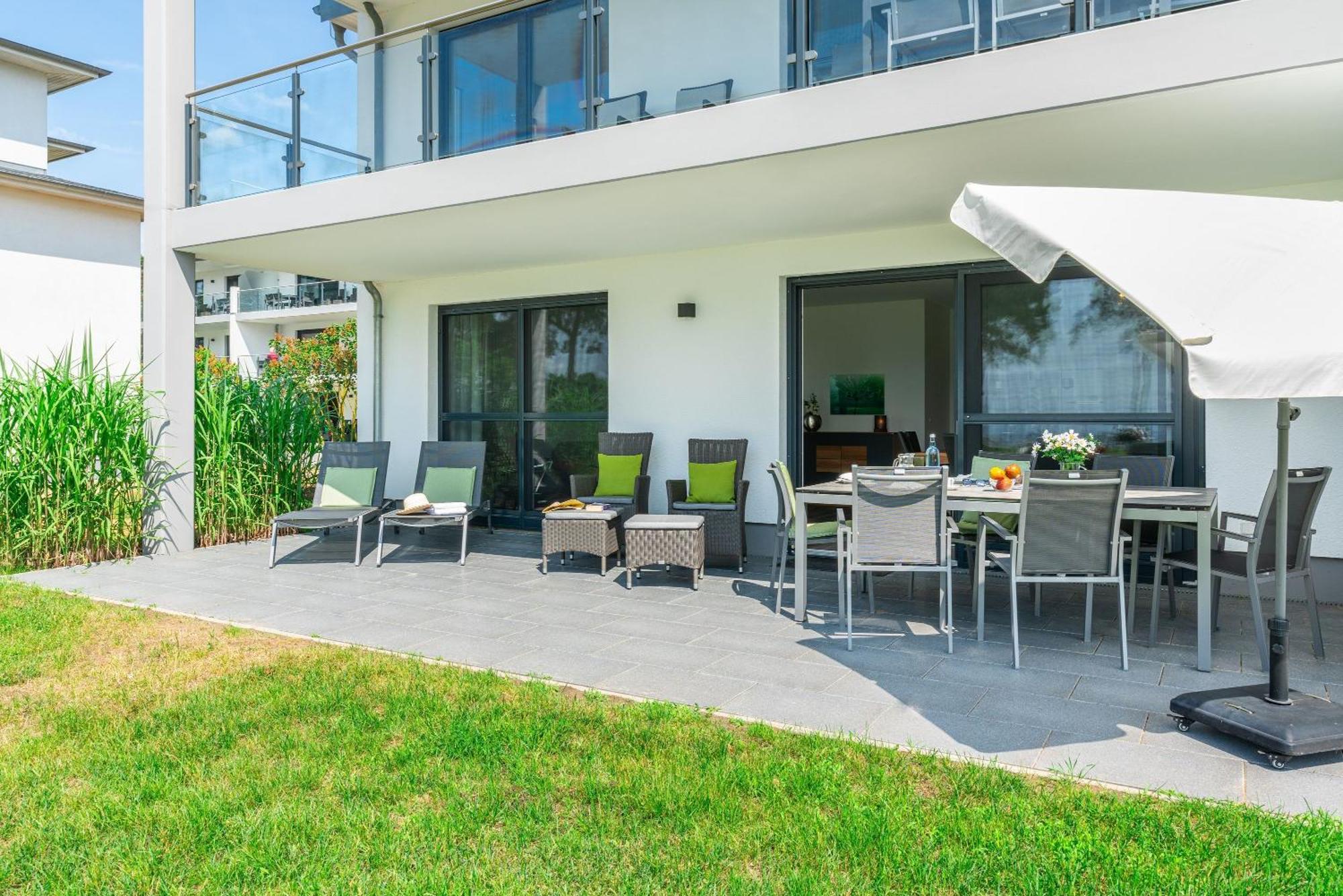 Terrassenwohnung "Inselhain" - Oase Am Haff Garz  Extérieur photo